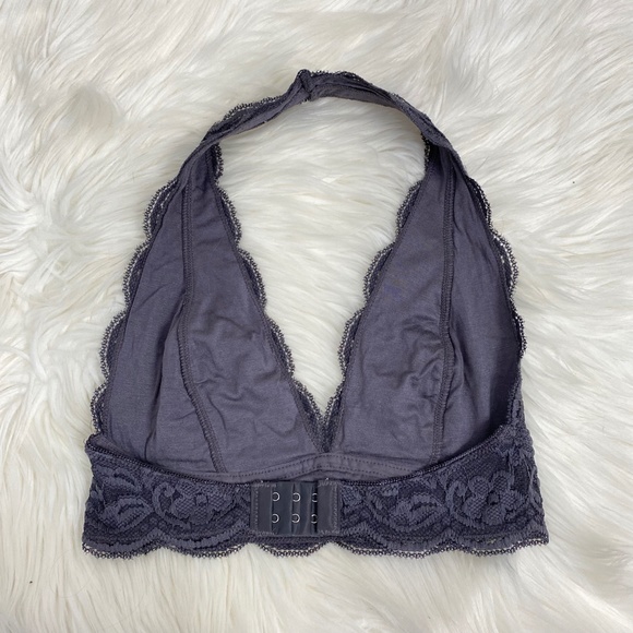 Urban Outfitters Charcoal Grey Lace Bralette - Picture 2 of 3